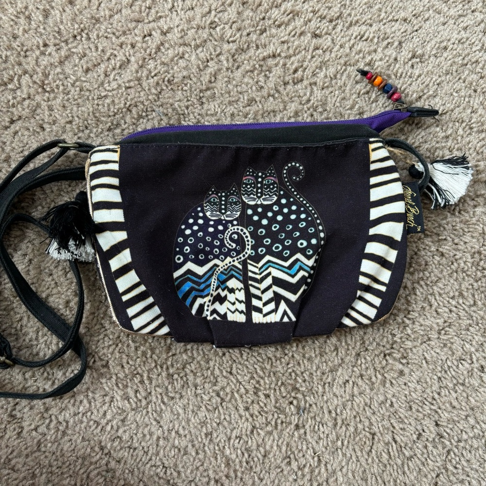 Laurel Burch Cat Crossbody Bag